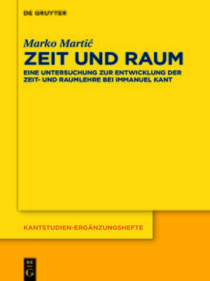 cover image of Zeit und Raum